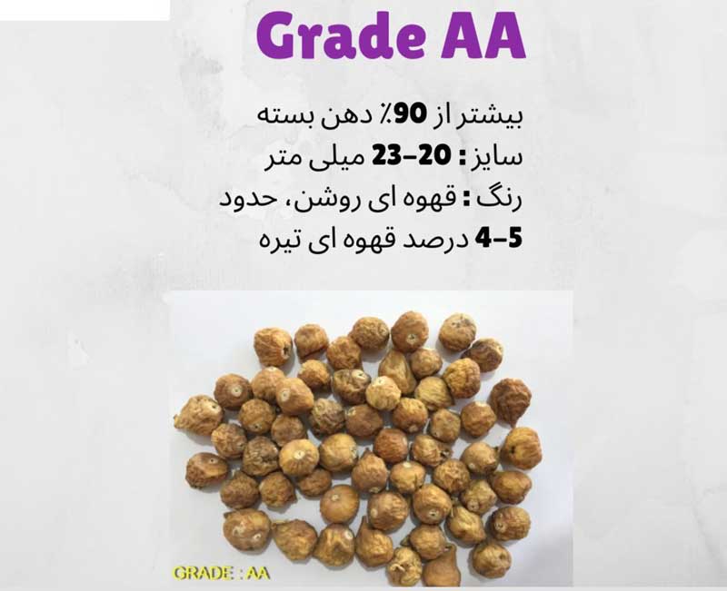 انجیر سایز متوسط معمولی +AA کارتن 10 کیلویی-